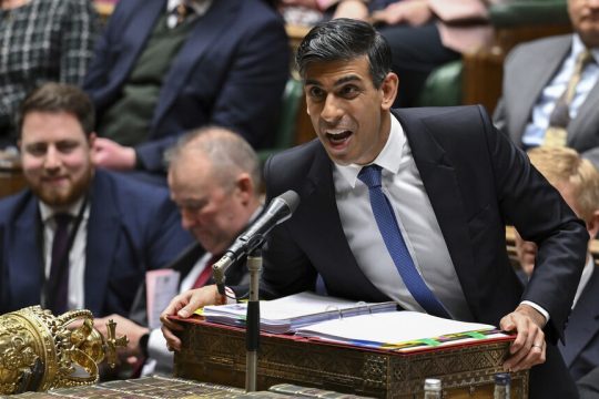 Ο Ρίσι Σούνακ στη Βουλής